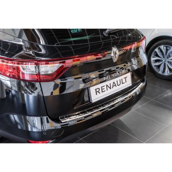 Protection Pare-Chocs adapté pour Renault Mégane Grandtour IV année 2016- [Argent brossé]