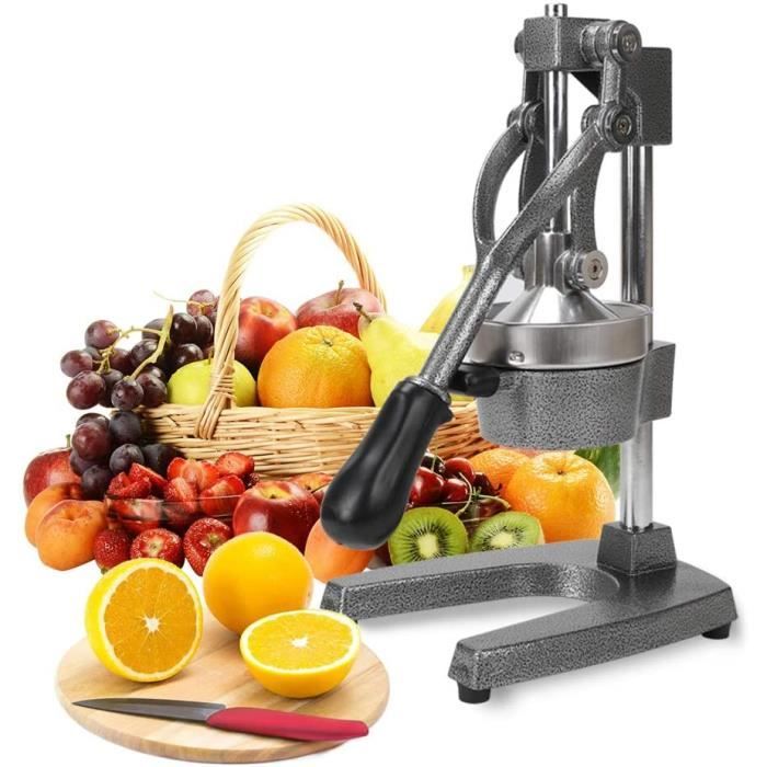 Presse-Agrumes Levier Main , qualité Professionnelle Presse-Agrumes Original, Gris
