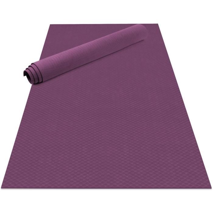 tapis Odoland Tapis de Yoga Extra Large 200x100x0.6cm, Grand Tapis Gym en TPE matériaux Recyclable, Ultra antidéra342
