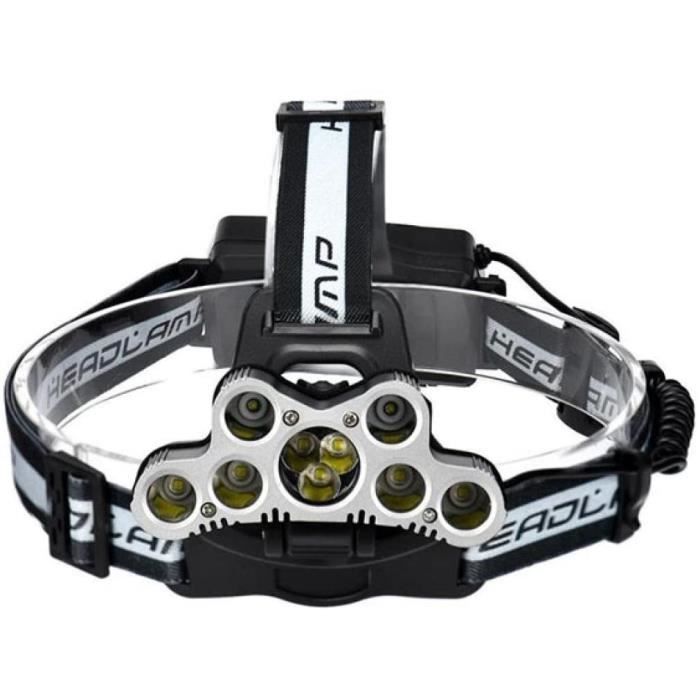 Angelof Lampe Frontale Puissante Avec 7 Led Headlight Zoomable Energizer Lecture Lampe Rechargeable 45000 Lumens