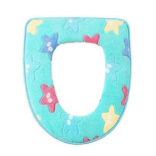 Housses de siège de Toilette Couvre-siège de Toilette Star Soft Thicken Couvre-siège de Toilette Coussin Lavable C LIJFK20710