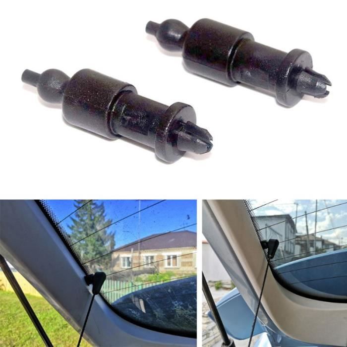 Décoration Véhicule,2 pièces, étagère arrière de voiture, sangle de fixation pour Ford Focus C MAX ~ 08 C45, clip de fixation pour