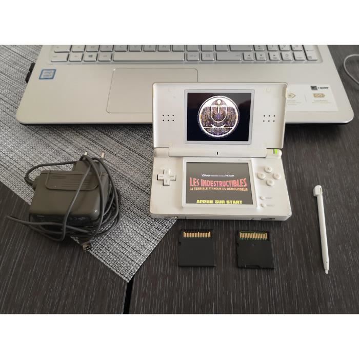 CONSOLE NINTENDO DS LITE Blanche+ 1 jeu DS