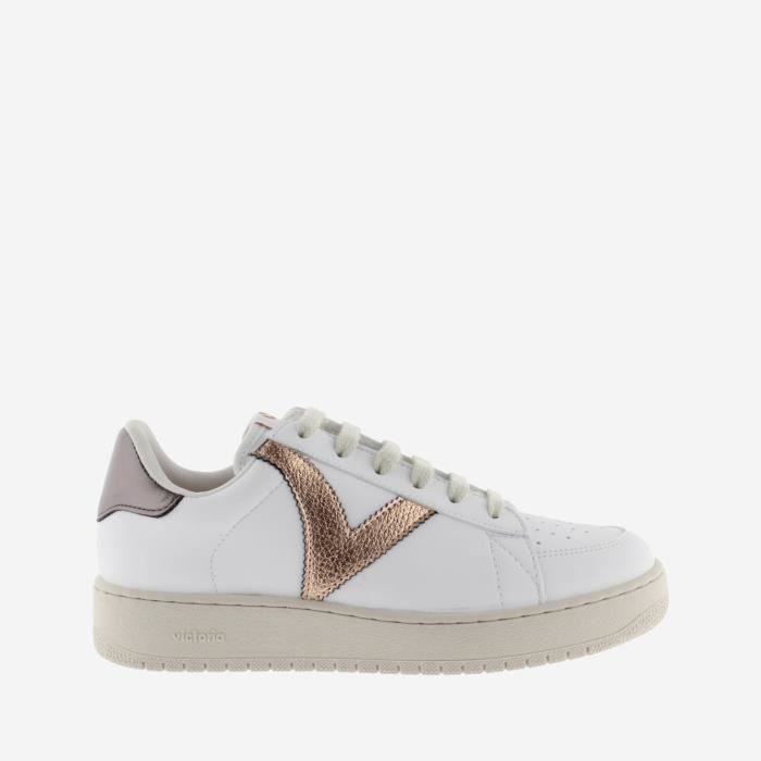 Baskets femme Victoria madrid basket efecto piel & metal - rose foncé - 42