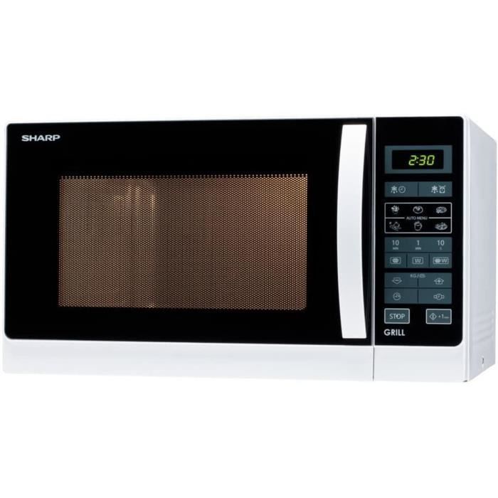 Sharp R-742WW Micro-ondes Gril 25 litres - Blanc