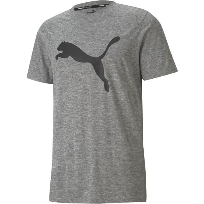 PUMA - T-shirt de sport - anti-frottement - technologie DryCell - gris - homme