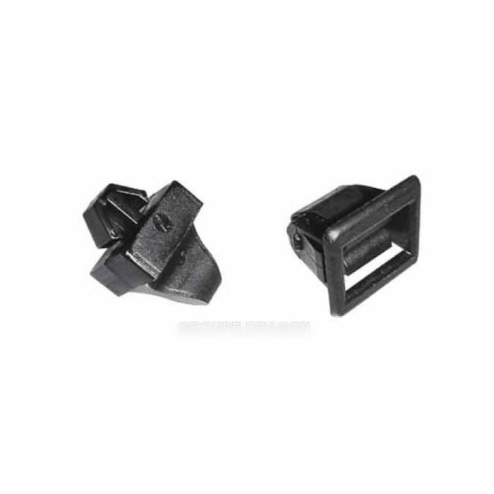 Crochet de porte + gache kit pour four SAUTER 2862963 - attention le clip support vitre est livrer - BVMPièces