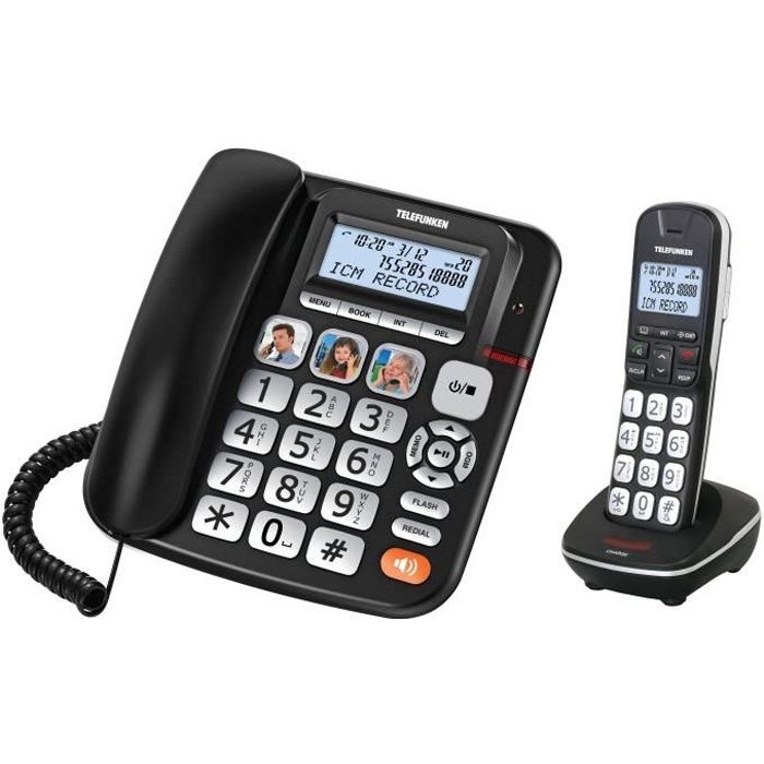 TELEFUNKEN Combo Téléphone fixe