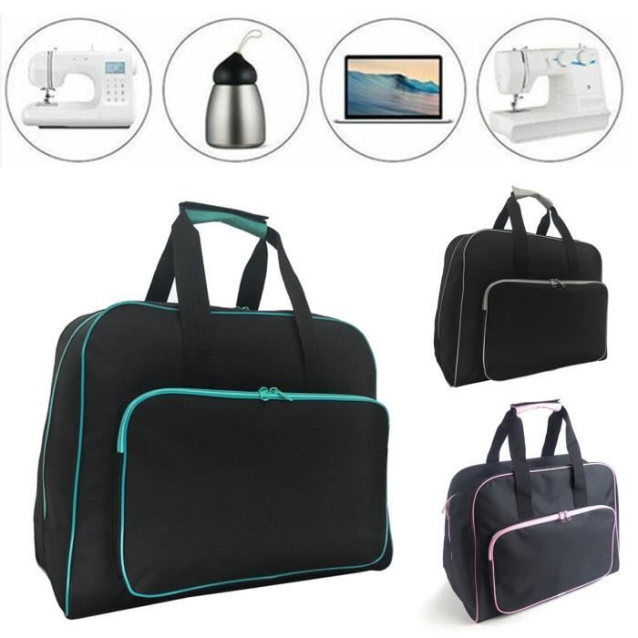 TEMPSA Sac de Machine à Coudre Multifonctionnel Portable Sac de Rangement Étui de Transport avec Poche Étanche Fourre-tout bleu