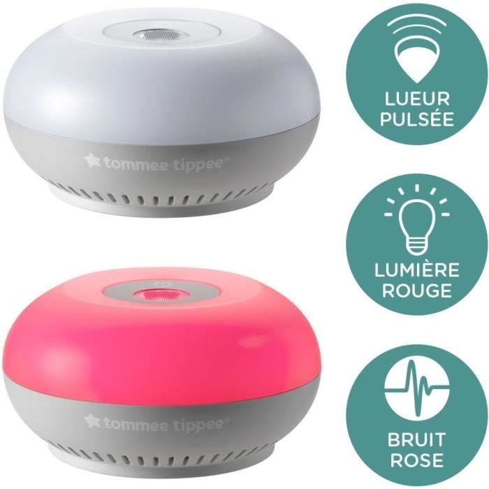 TOMMEE TIPPEE Dreammaker Veilleuse Aide au Sommeil pour bébé, avec Lumière Rouge et Capteur Intelligent CrySensor