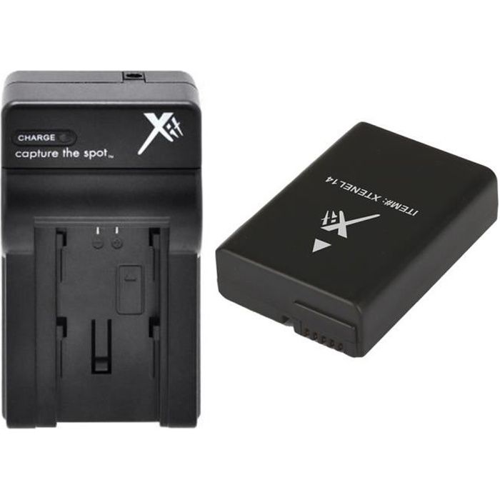 Kit Batterie + Chargeur EN-EL14 Pour Nikon D5500 D3300 D5300 D3200 D3100 D5200 D5100 DSLR DF.