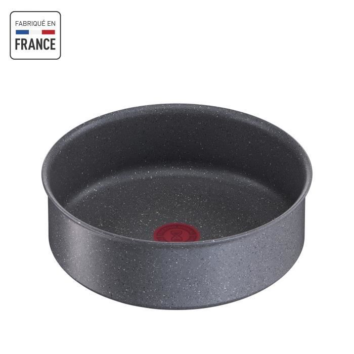TEFAL INGENIO Natural Force Sauteuse 24cm Induction Antiadhésif Empilable Compatible lave-vaisselle Fabriqué en France L3963502