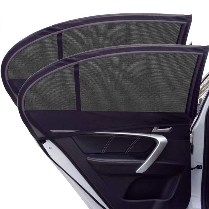 Lot De 2 Pare-Soleil Voiture Pour Bébé SYEYCW - Protection UV 51x31cm Avec Ventouses, Universel
