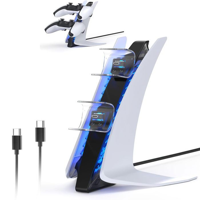 Station De Charge Double Pour Manettes PS5 - Support PlayStation 5 - Neuf