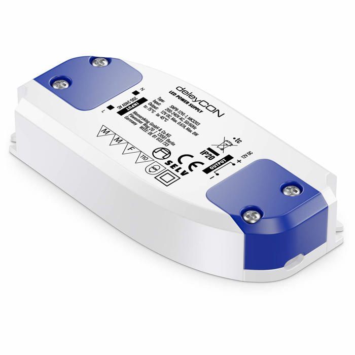 Transformateur Led Ac 240V À Dc 12V 850Ma 10W, Lot De 5. Pour Moins De 10W Mr11 G4 Mr16 Gu5.3