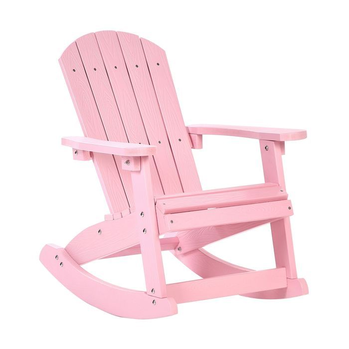 Fauteuil à bascule pour enfants ADIRONDACK Rose pastel