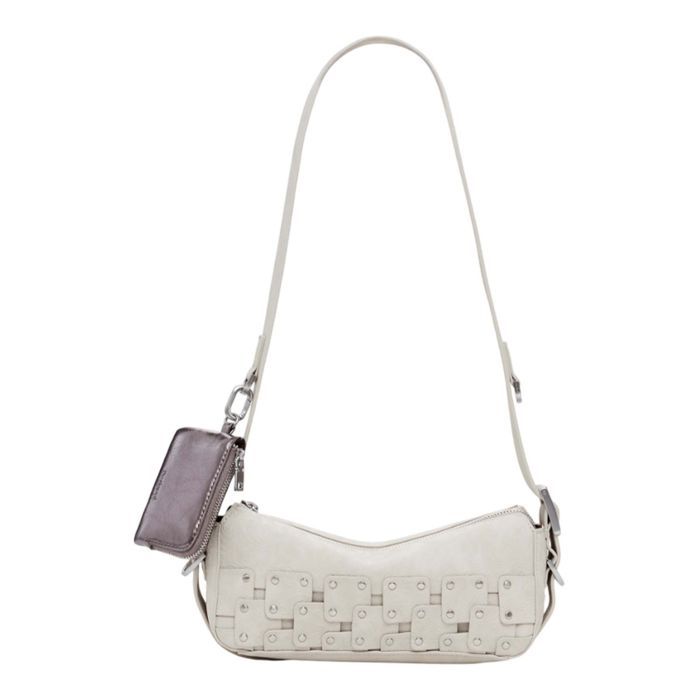 Sac à Épaule Femme Desigual – Magna Dortmund Flap – Noir – Bandoulière Ajustable