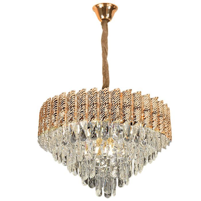Lampe suspendue de plafond ToolightG054-CP Plafonnier Or 85X47X33CM