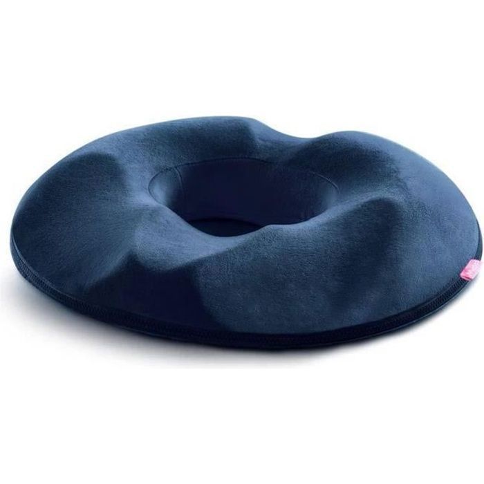 Coussin Hémorroïdes Ergonomique En Mousse Viscoélastique Noir - Le Moins Cher