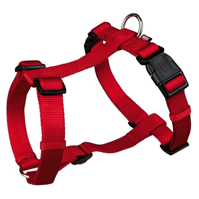 Harnais en H pour Chien - TRIXIE - Premium - Taille S-M - Rouge - Nylon Harnais en H pour Chien - TRIXIE - Premium - Taille S-M - Rouge - Nylon