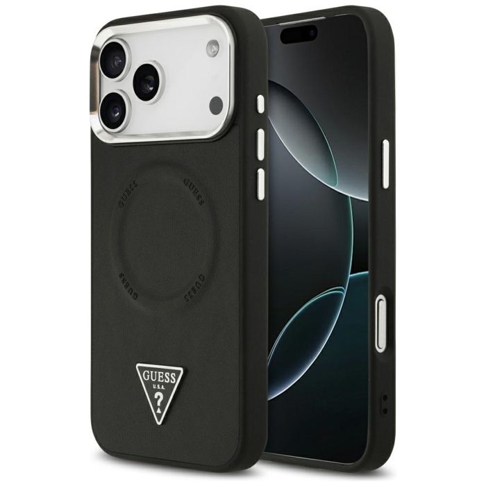 Coque Guess Hardcase Triangle Logo MagSafe pour iPhone 17 Pro Max - vue 2