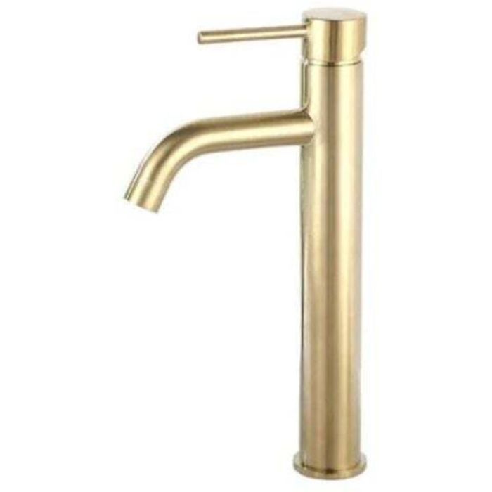 Robinet de lavabo - PZCC - PZCC - Laiton massif - Or brossé - Monotrou