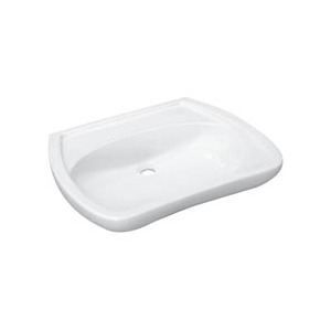 Lavabo - ALLIA - PARACELSUS 2 - 65 x 56 cm - Blanc - 3 trous pour fauteuil roulant