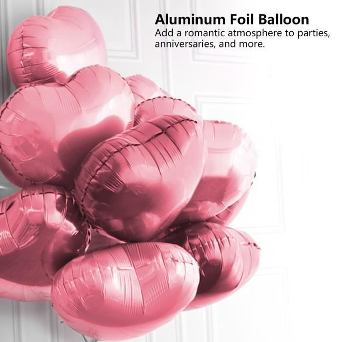 TPZORJX Ballon Coeur Roug 20 Pcs, Baudruche En Forme De Coeur