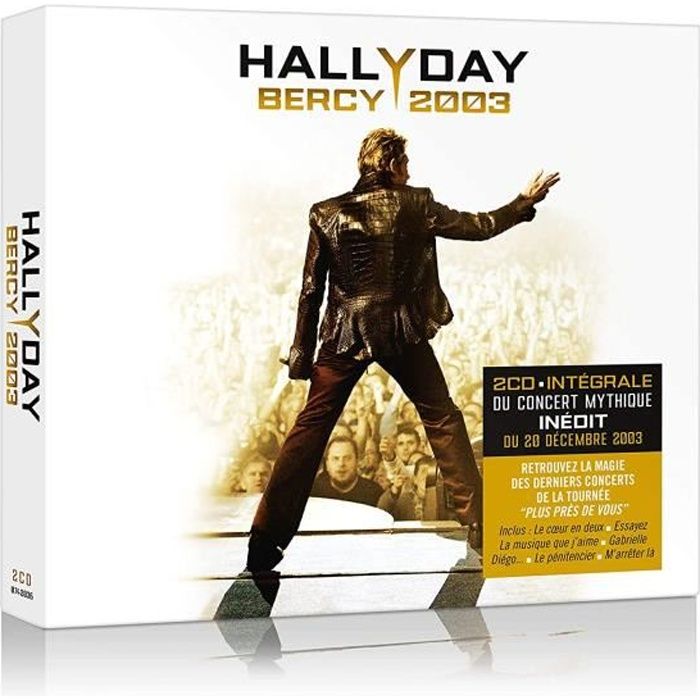 Johnny Hallyday Bercy 2003 Album CD - Achat CD - Cdiscount Musique
