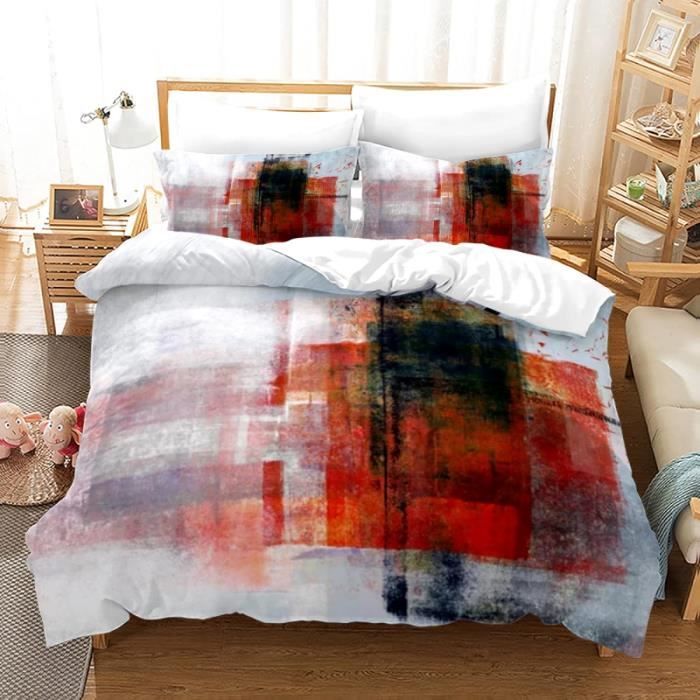 Parure Housse De Couette Disney Frozen 140x200 Cm + Taie 63x63 Cm