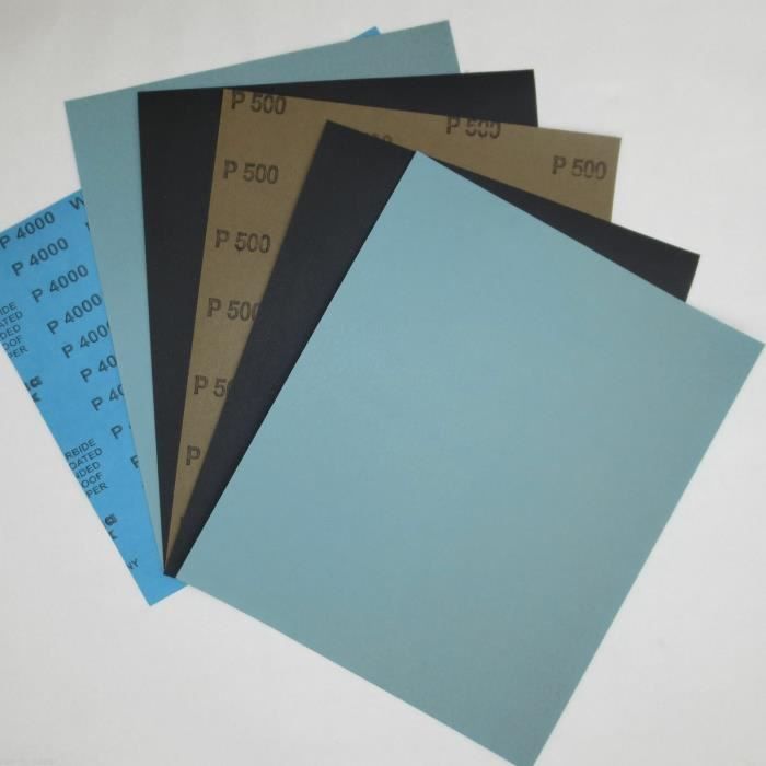 Papier Abrasif Kwb Grain 40 | 230x280mm | Pour Métal Et Acier | Toile De Lin Flexible