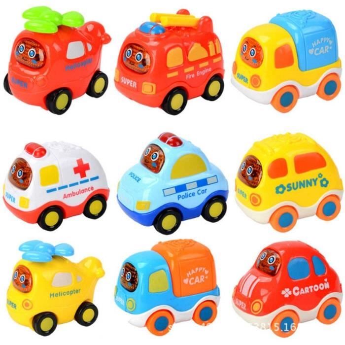 Voitures de Jouet Bébé Voitures Jouets pour bébés Bébé Petite Voiture Se  Retirer Pull and Go Toy Car Jouet éducatif Lot de 9 pour - Cdiscount Jeux -  Jouets