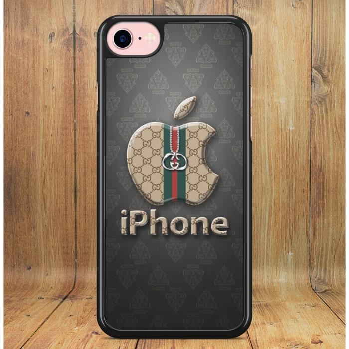 Coque iPhone 7 PLUS 8 PLUS Gucci Pomme Logo Protection Housse Bumper Neuf sous Blister Cdiscount Telephonie