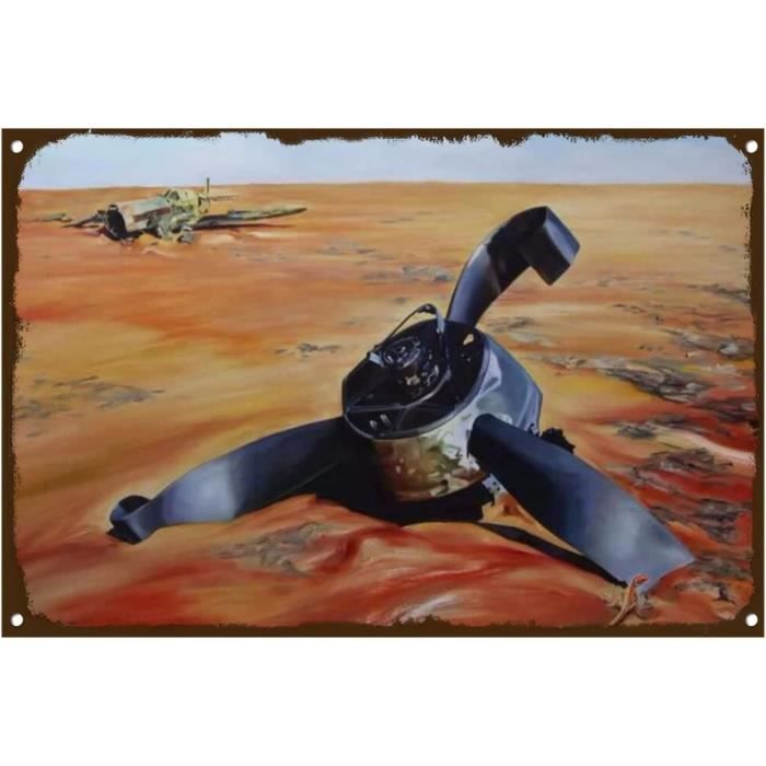 Plaque métal NASA aérospatiale - Déco murale/Plaques 20x30 cm - decovintage