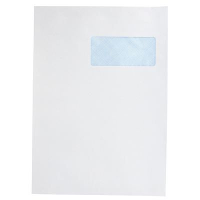 Paquet De 50 Enveloppes Blanches A4 C4 90g 229x324 sans fen/êtres avec bande d/étachable