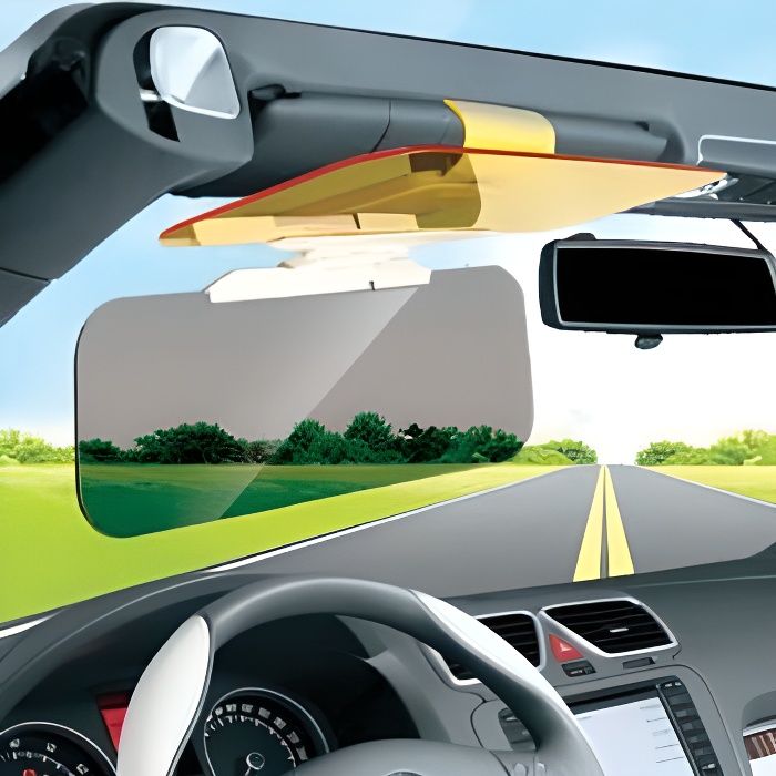 Visière de soleil de voiture Anti-éblouissement Miroir Conducteur