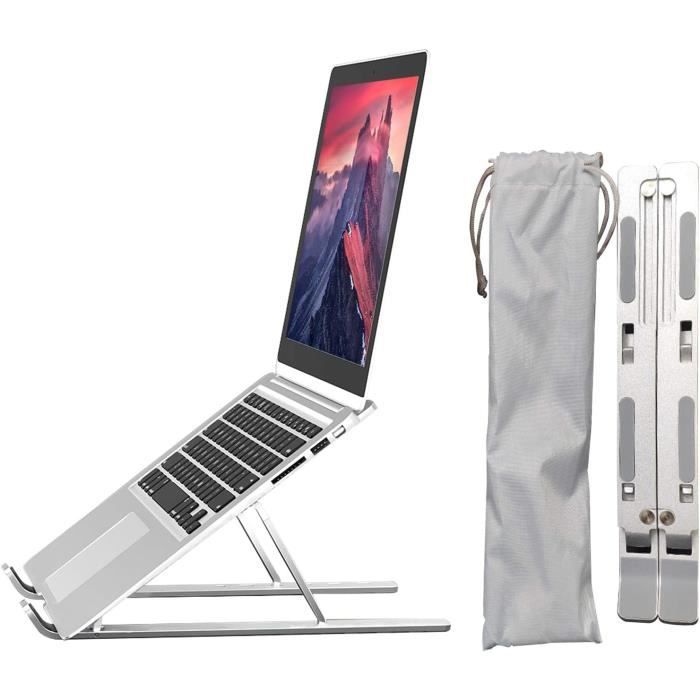 Support pliable en aluminium pour ordinateur portable