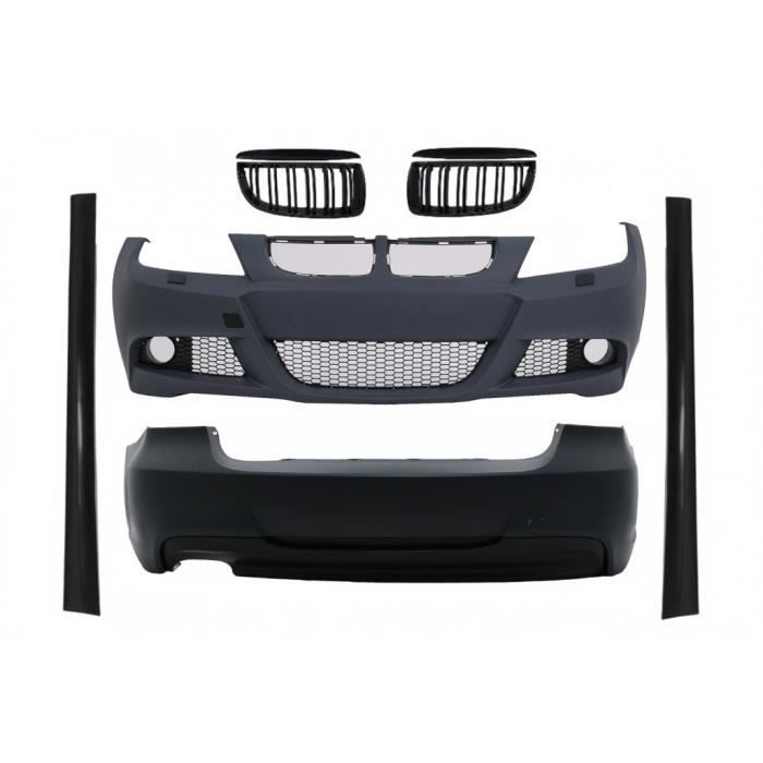 Kit Carrosserie pour BMW Série 3 E90 05-08 M-Tech Look Pare-chocs Jupes Grilles