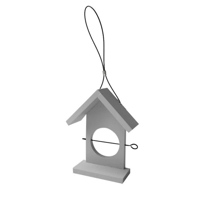 Mangeoire à oiseaux en bois Courtyard Villa Balcon Mangeoire à oiseaux