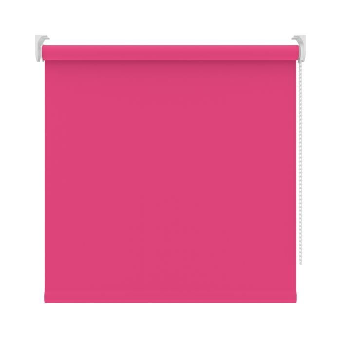 Rideau à Enrouleur Style Shabby Chic - 160x120 Cm, Rose, 100% Coton - Déco Maison Campagne