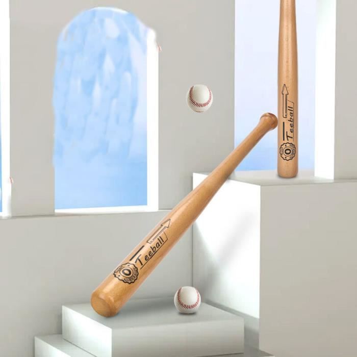 Batte de baseball durable en bois dur, batte de baseball en plein air, jeu d'entraînement professionnel, autodéfense, nouveau  18