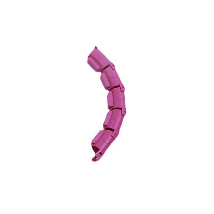 APzek Smart Hula Cerceaux De Fitness Pour Adultes Et Enfants, 2 En 1 Massage Abdominal Cerceaux Anti Chute Avec 24 Nuds Detachables Balle Rotative Automatique Rose