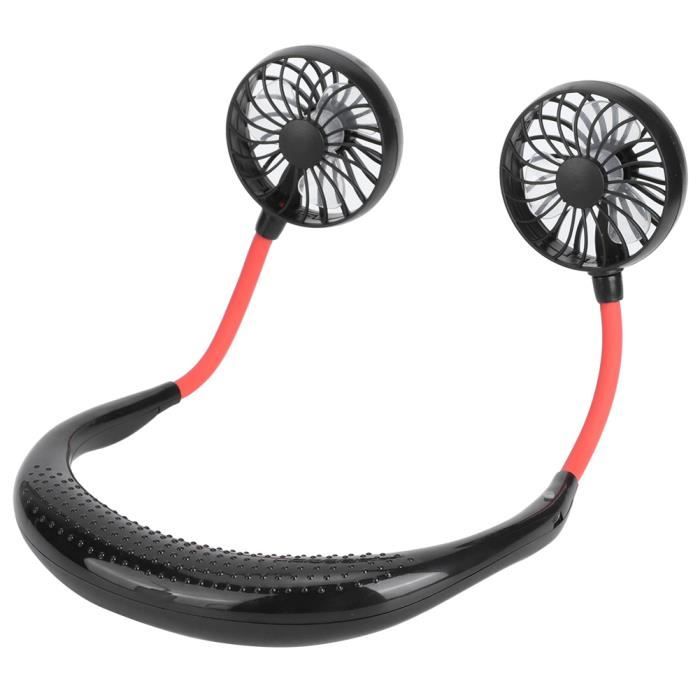 Garosa Ventilateur électrique USB Mini ventilateur suspendu au cou mains libres portable ventilateur rechargeable USB pour camping - Garosa