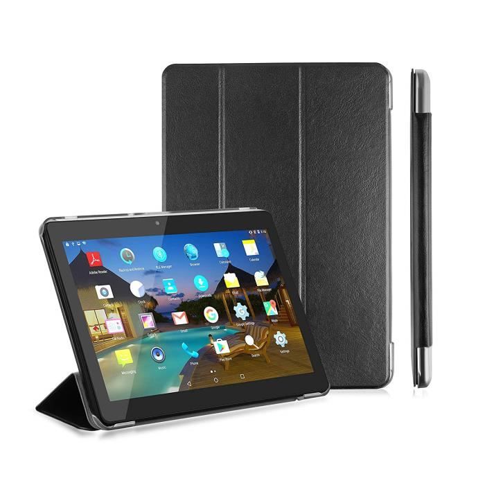 Lovewlb Tablettes Coque pour Danew Dslide 1020 Coque Etui Housse Support Intégré Multi-Angle,Cuir Tablet Case Cover LH 