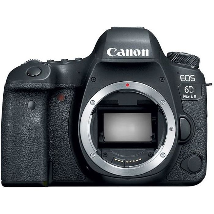 CANON EOS 6D MARK II - Appareil photo numérique - Noir - 26.2 mégapixels - Wi-Fi - GPS intégré