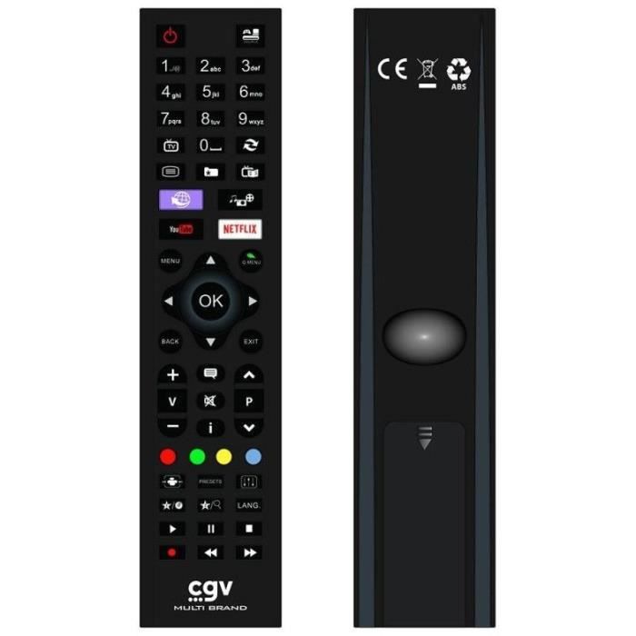 Télécommande Universelle CGV FIDELIO MM Marques Sans programmation