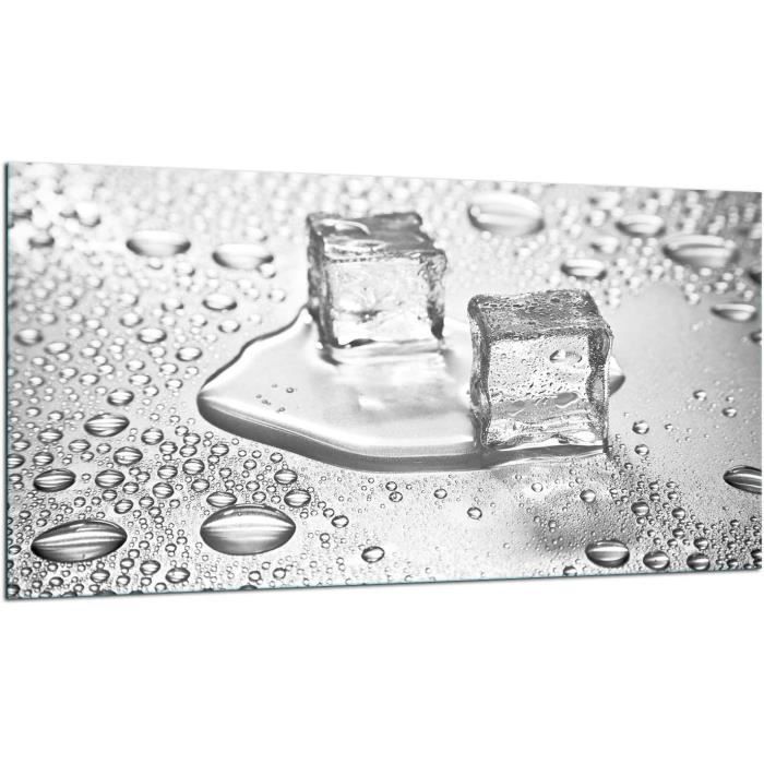 Plaque De Protection Pour Plaque De Cuisson 90x52 Cm - Verre Trempé Coloré, Anti-éclaboussures, Décoration Cuisine