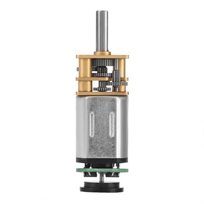 Mini Moteur à Engrenages DC 6V – Sortie à Filetage M3, 30 à 500 Tr/min, Idéal Pour Robotique Et Maquettes RC