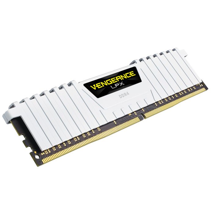 Memoire PC CORSAIR Mémoire PC DDR4 - Vengeance - 16 Go (2 x 8 Go) - 3000MHz - CAS 16 (CMK16GX4M2D3000C16W) pas cher Memoire PC CORSAIR Mémoire PC DDR4 - Vengeance - 16 Go (2 x 8 Go) - 3000MHz - CAS 16 (CMK16GX4M2D3000C16W) pas cher