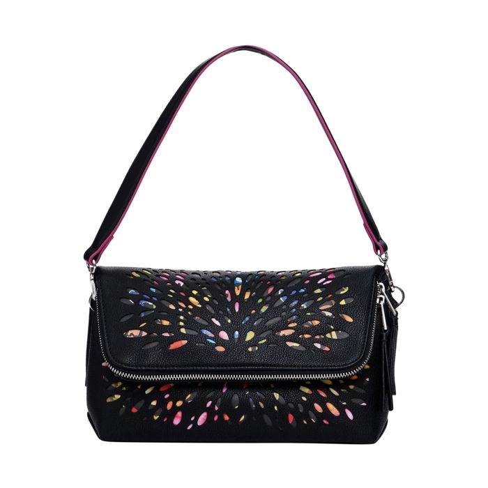 Sac à bandoulière Desigual Blackwell 26 cm Noir Mat Femme